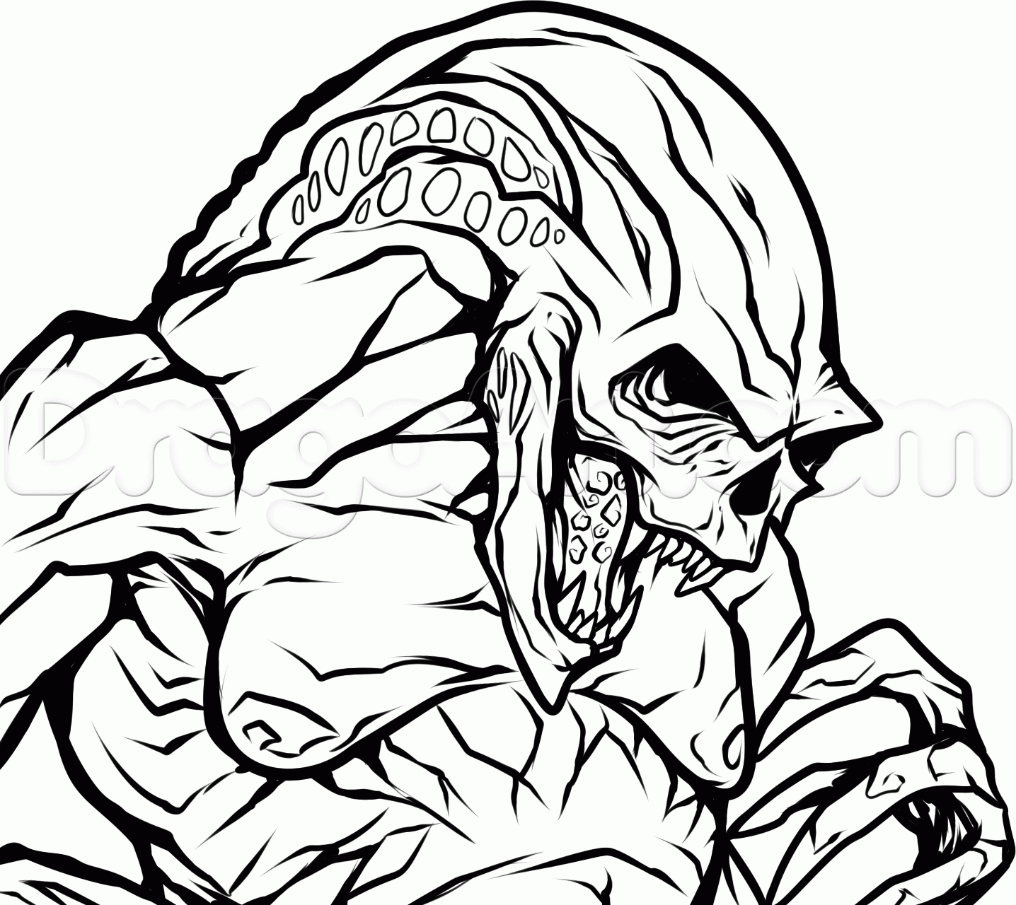 Printable Creepy Coloring Pages