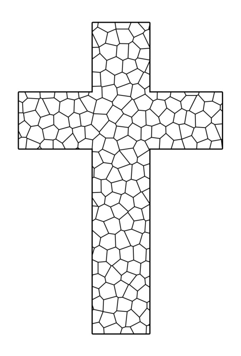 Cross Coloring Pages Printable Printable Word Searches