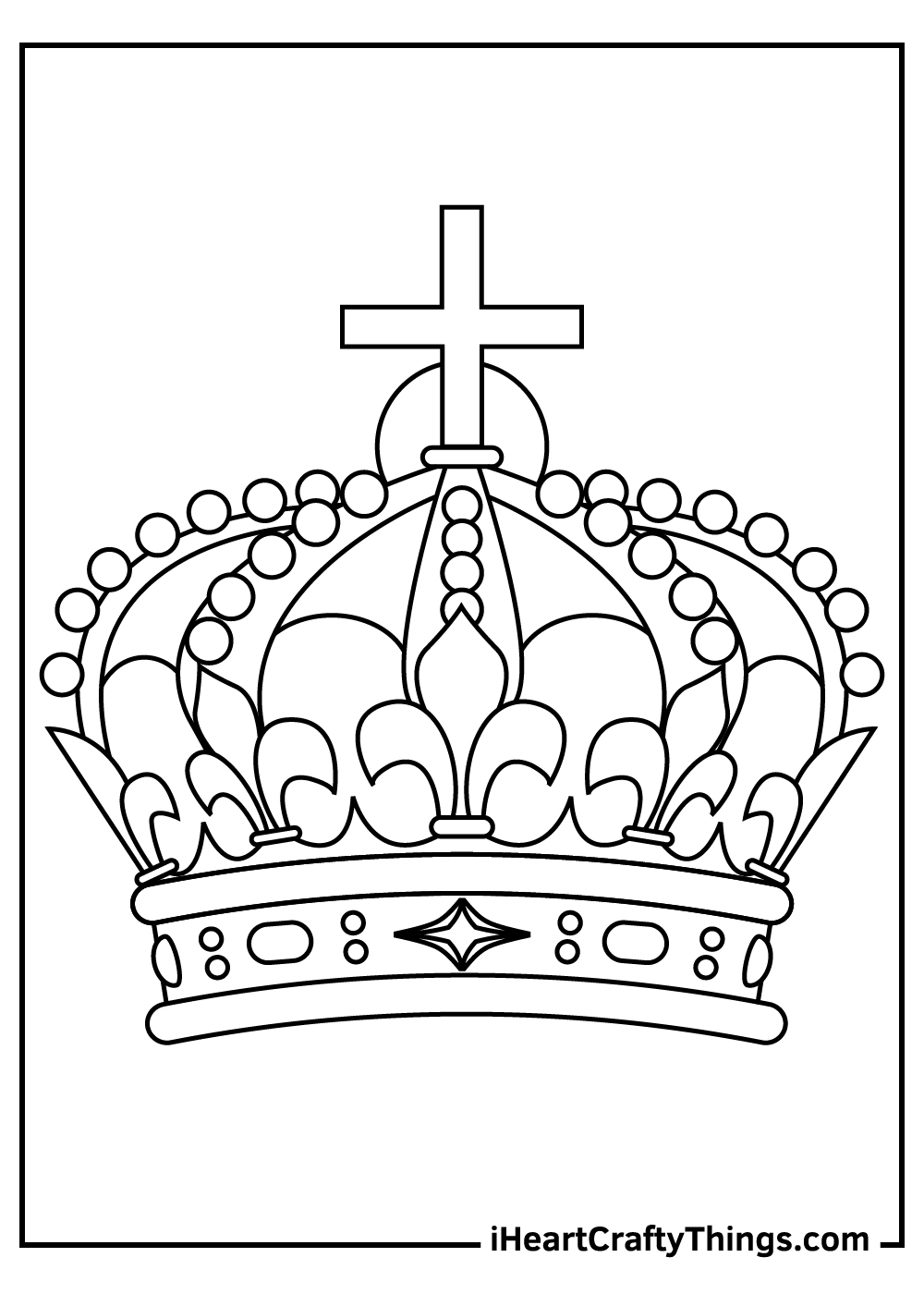 Crown Coloring Pages Updated 2021
