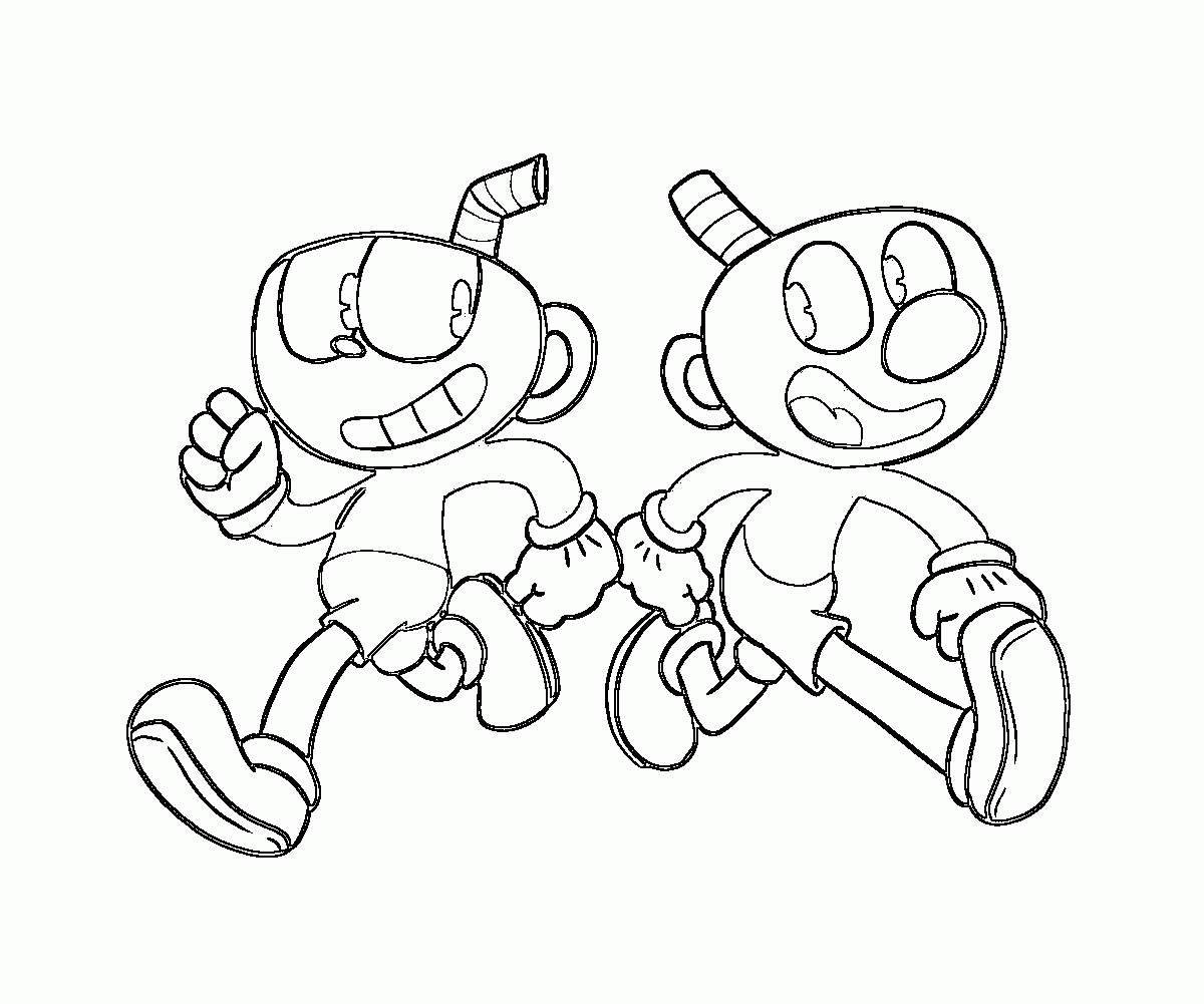 Cuphead 10 Top Coloring Pages Yumiko Fujiwara