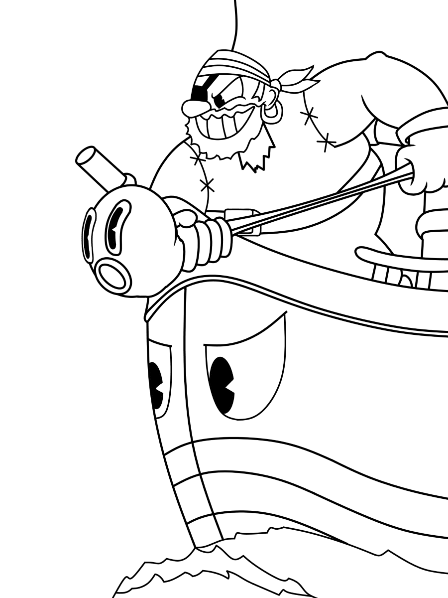 Cuphead Coloring Pages Print And Color