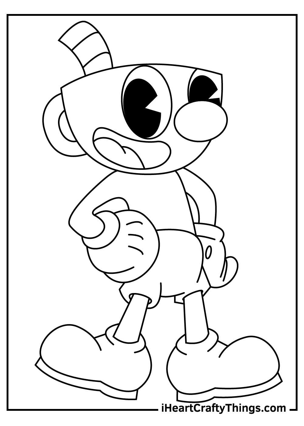 Cuphead Coloring Pages Updated 2021