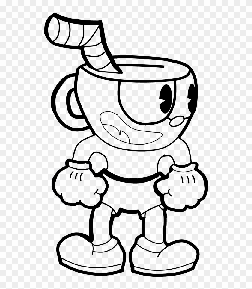 Cuphead Printable Coloring Pages