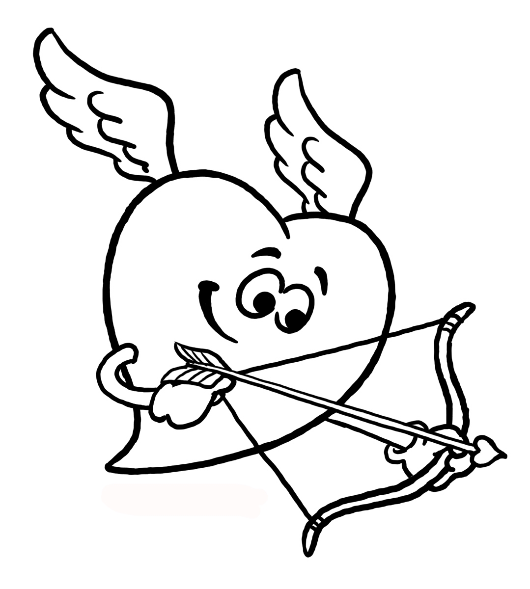 Cupid Coloring Pages