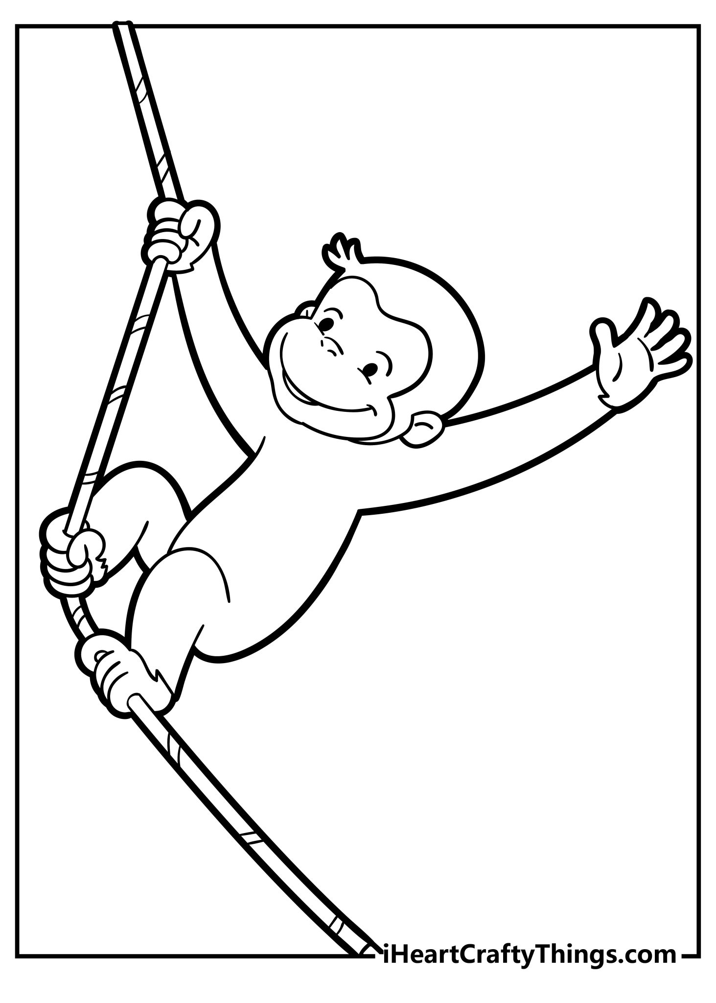 Curious George Coloring Pages 100 Free Printables