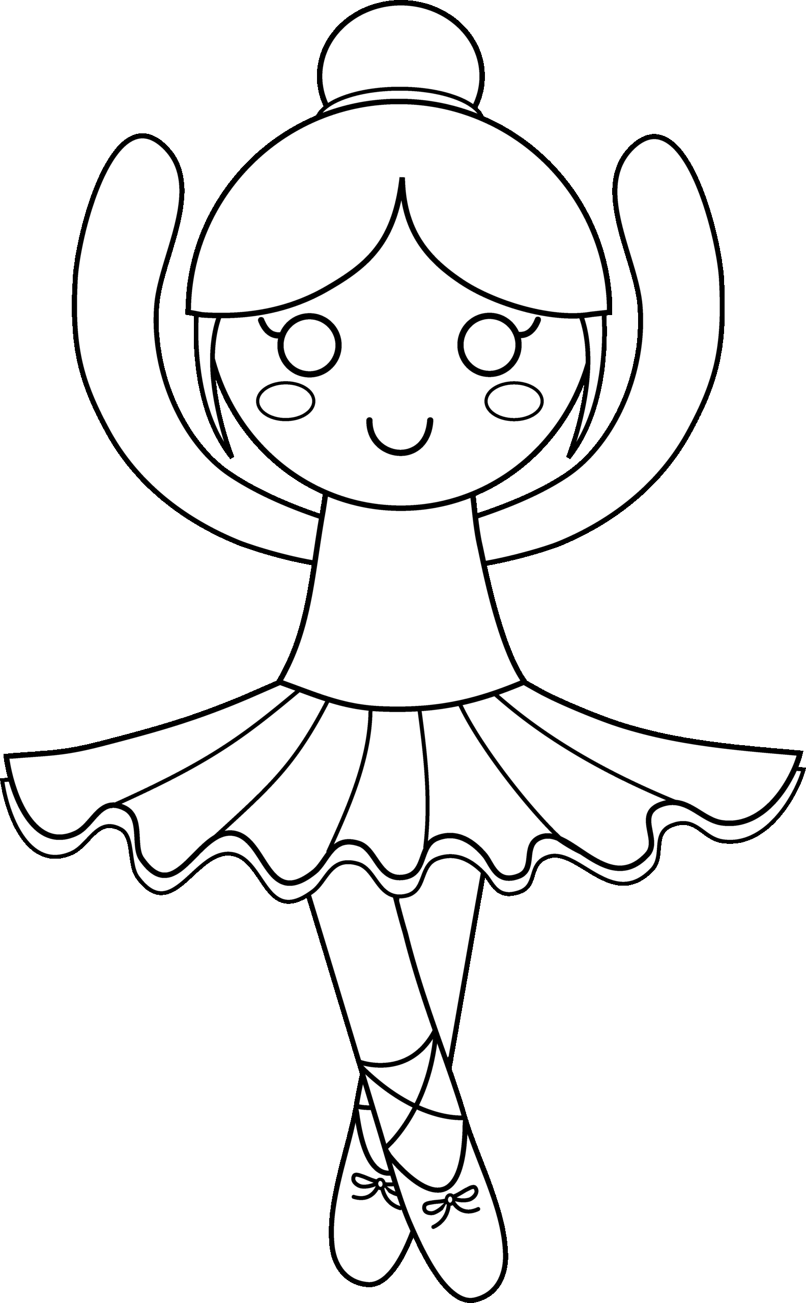 Cute Ballerina Coloring Page Ballerina Coloring Pages Dance Coloring Pages Cinderella