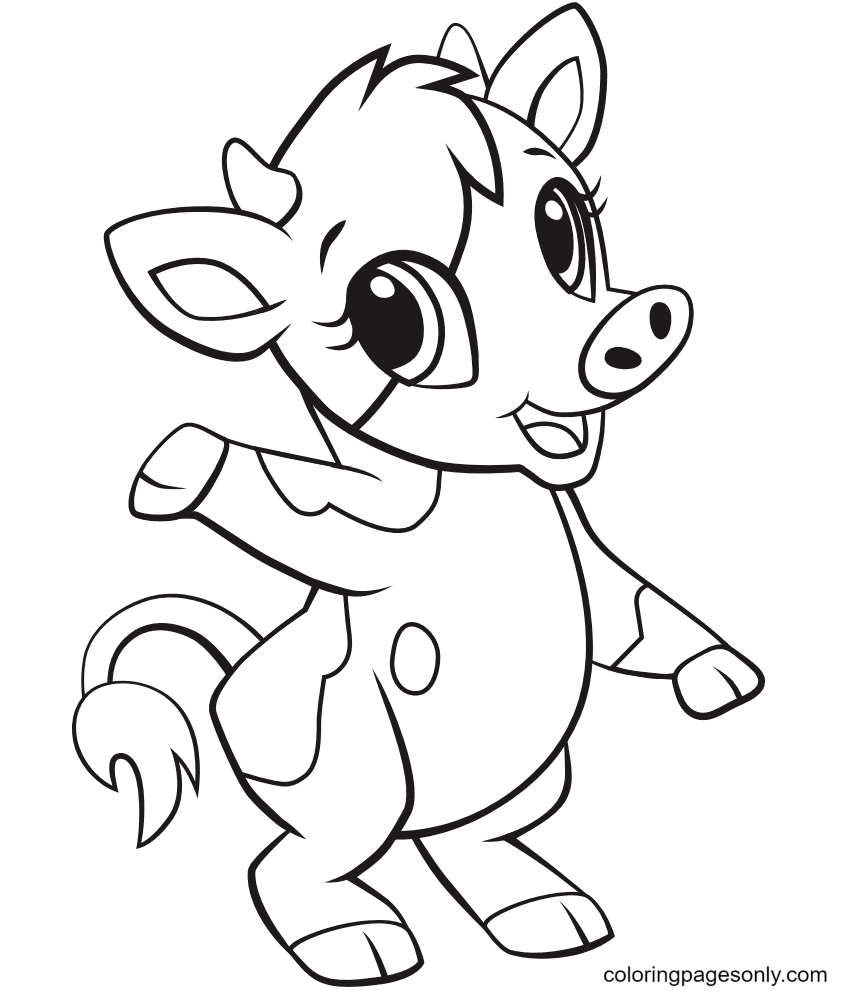 Cute Cow Coloring Pages Cow Coloring Pages Coloring Pages For Kids And Adults