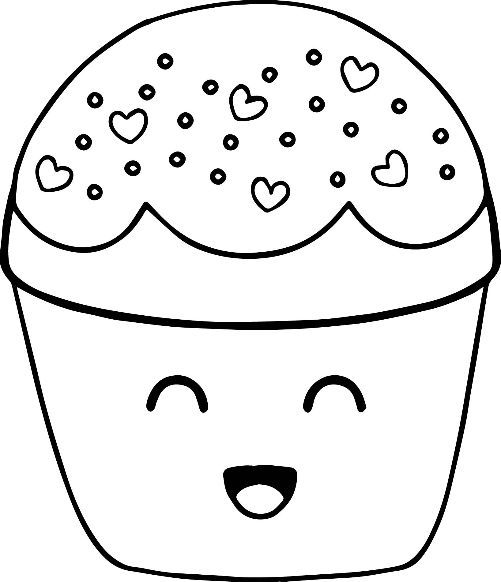 Coloring Pages Cupcakes