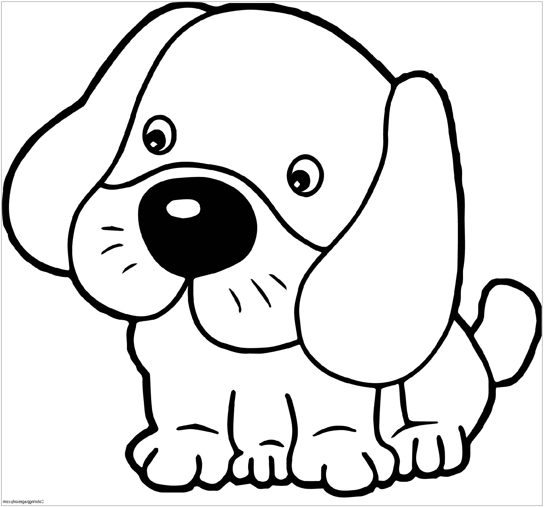 Cute Dog Coloring Pages For Kids To Download 101 Coloring