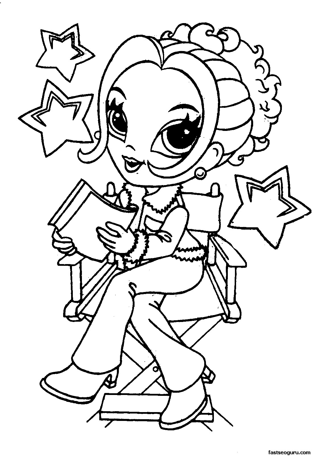 Girl Printables Coloring Pages