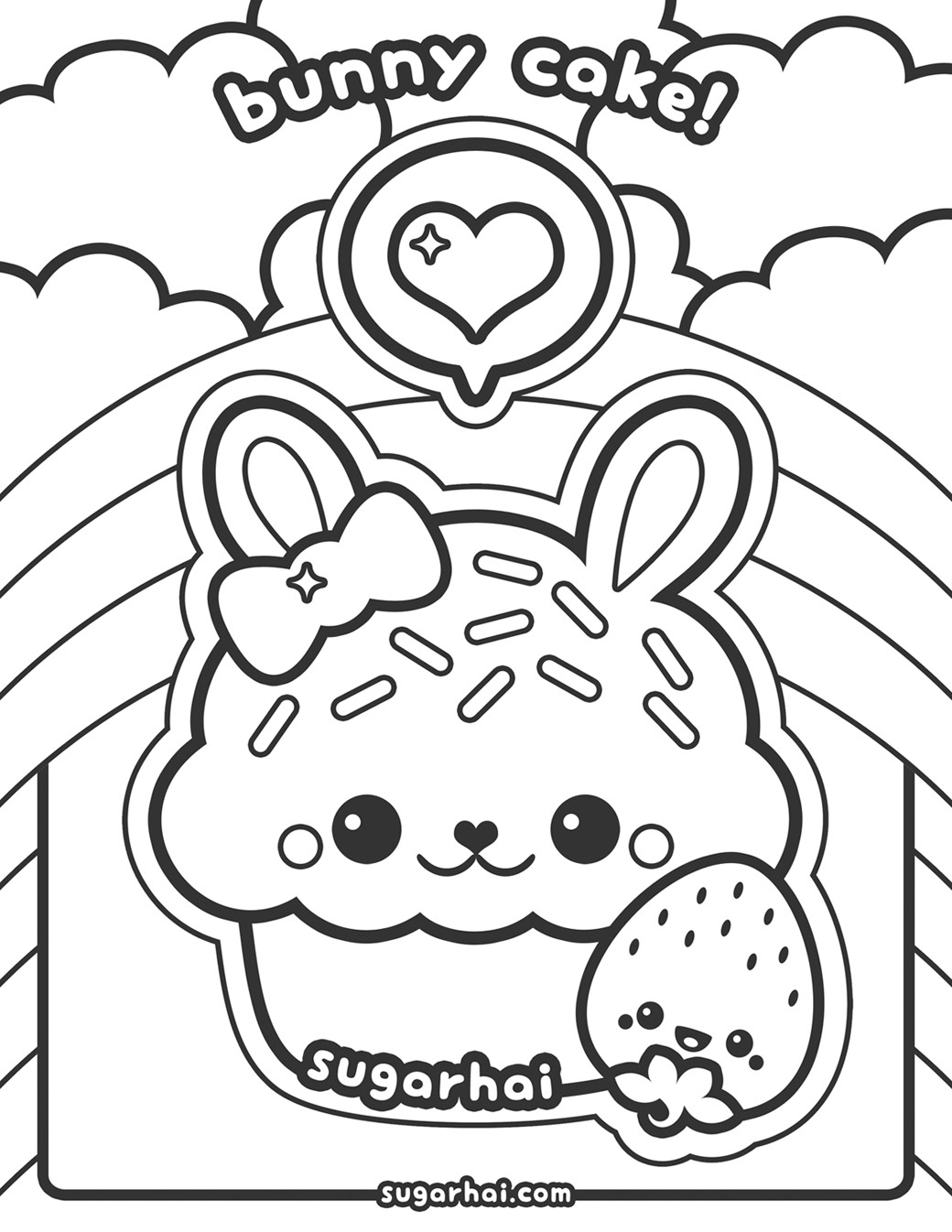 Cute Kawaii Coloring Pages