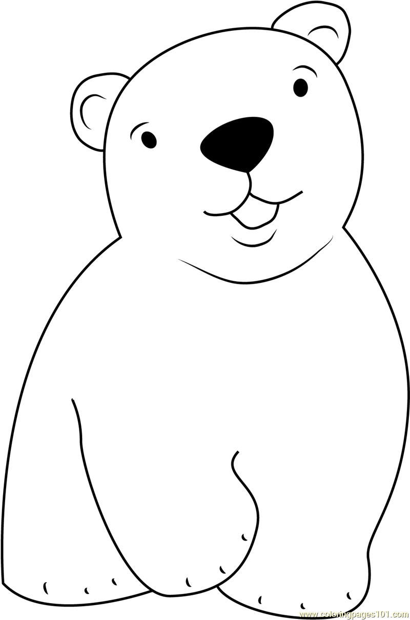 Polar Bear Coloring Pages