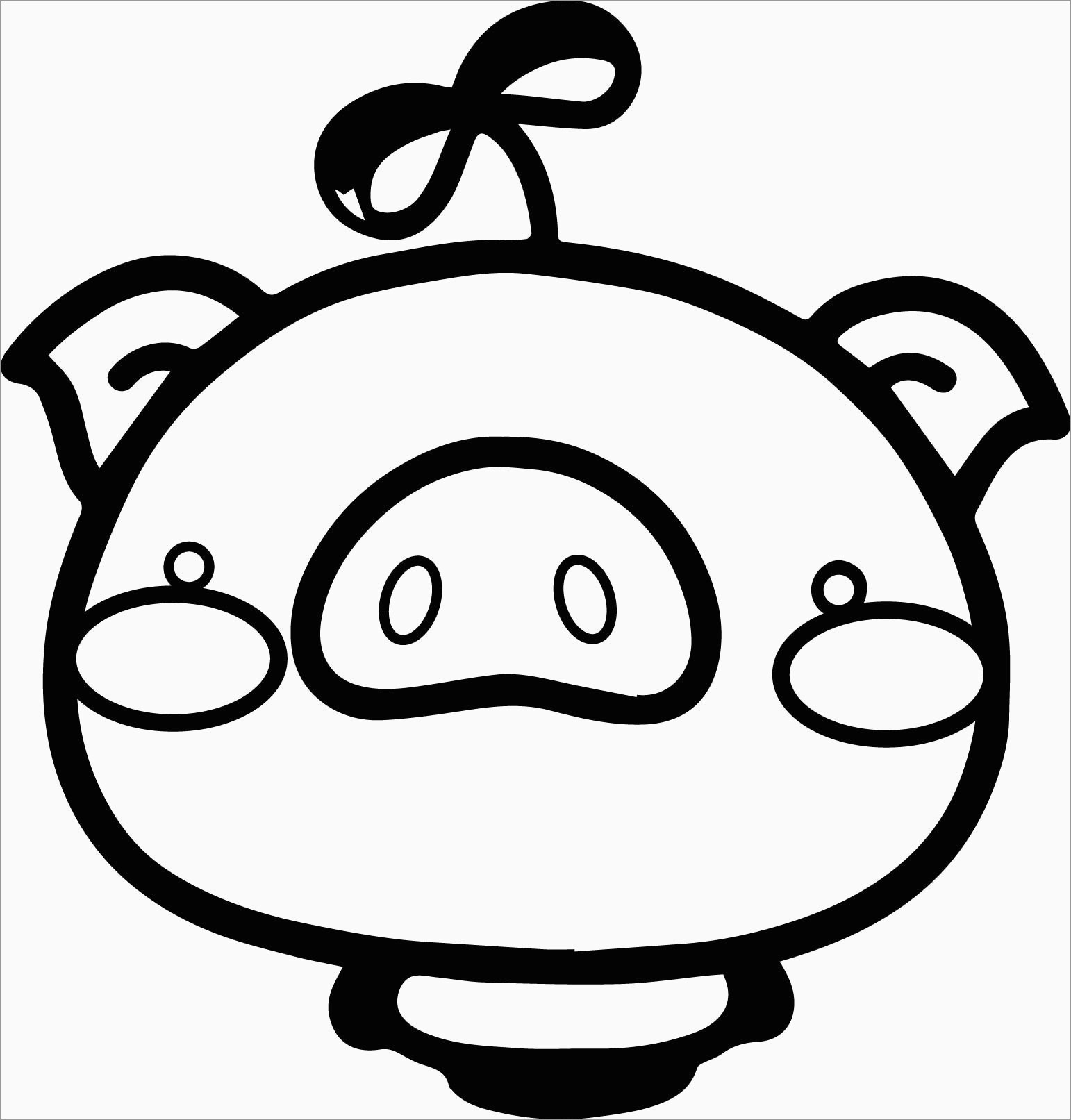 Cute Pig Coloring Pages