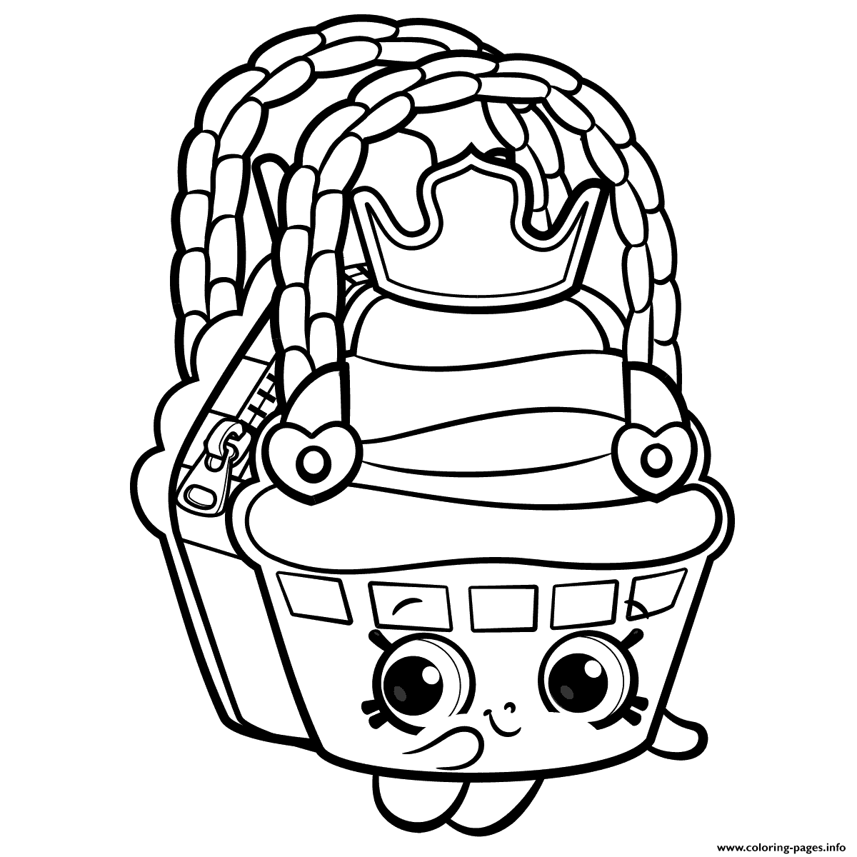 Cute Shopkins Season 8 Coloring Page Printable