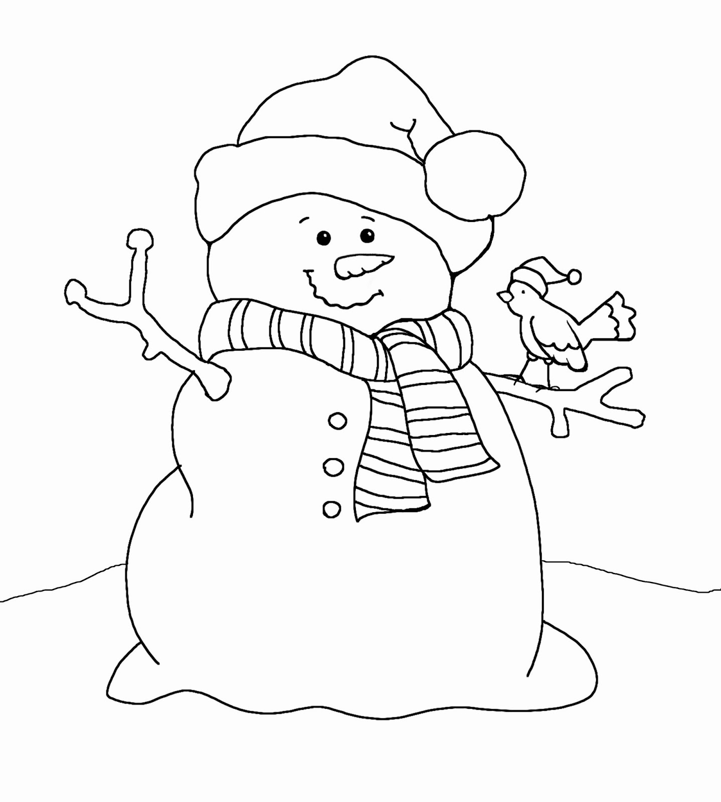 Cute Snowman Coloring Pages At GetColorings Free Printable Colorings Pages To Print And Color