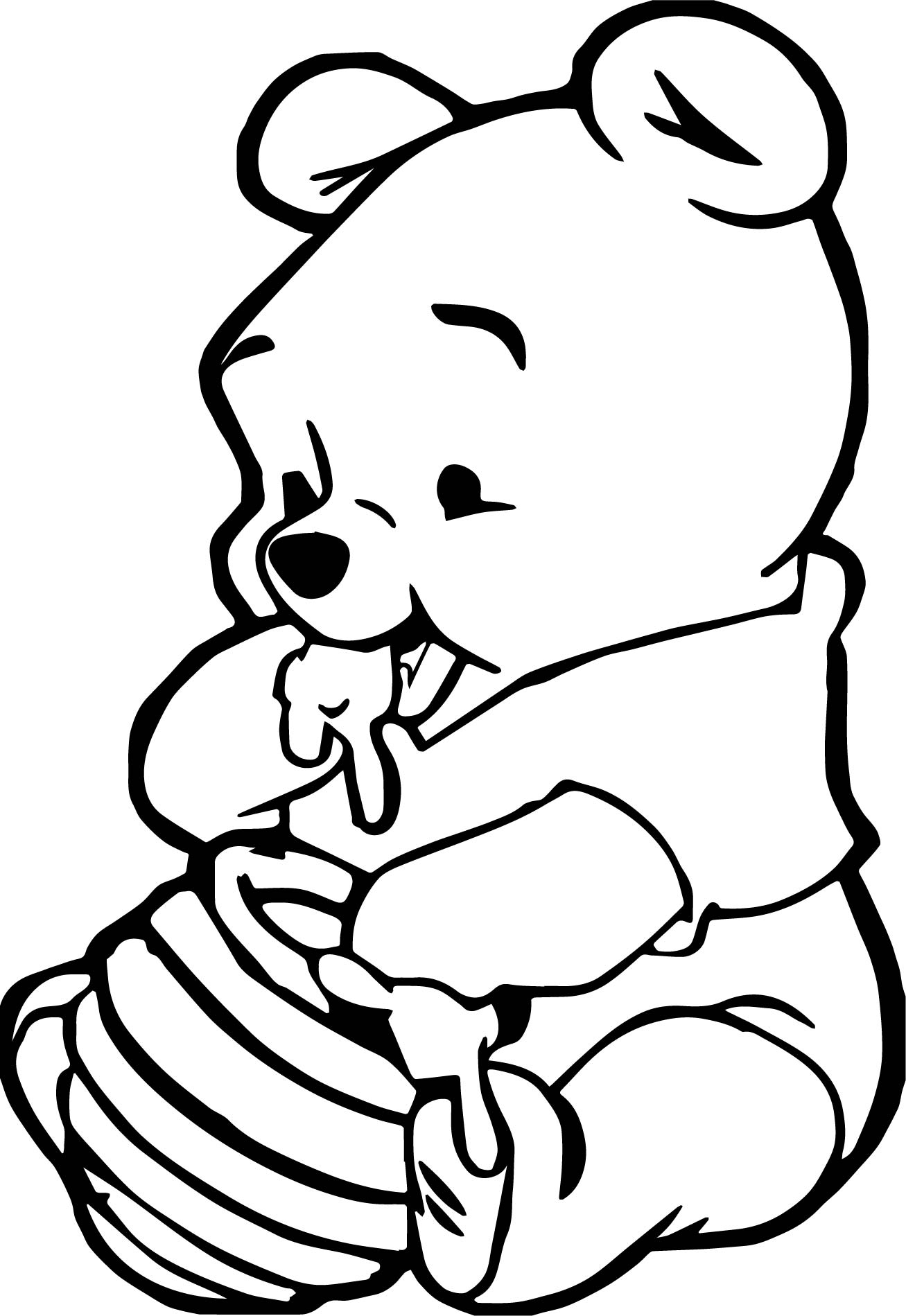 Cute Winnie The Pooh Coloring Pages At GetColorings Free Printable Colorings Pages To