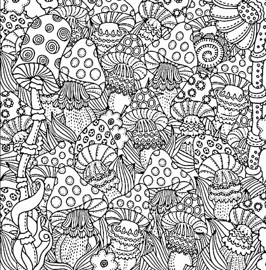 Hard Coloring Pages For Kids