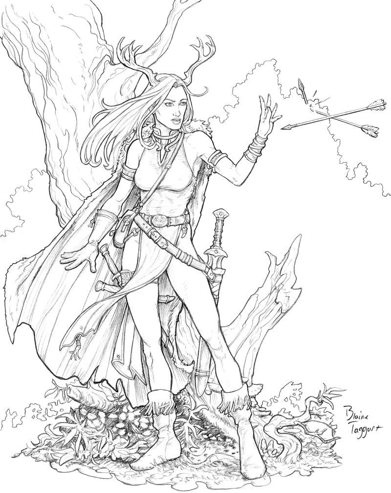 D D Coloring Pages SamropLeon