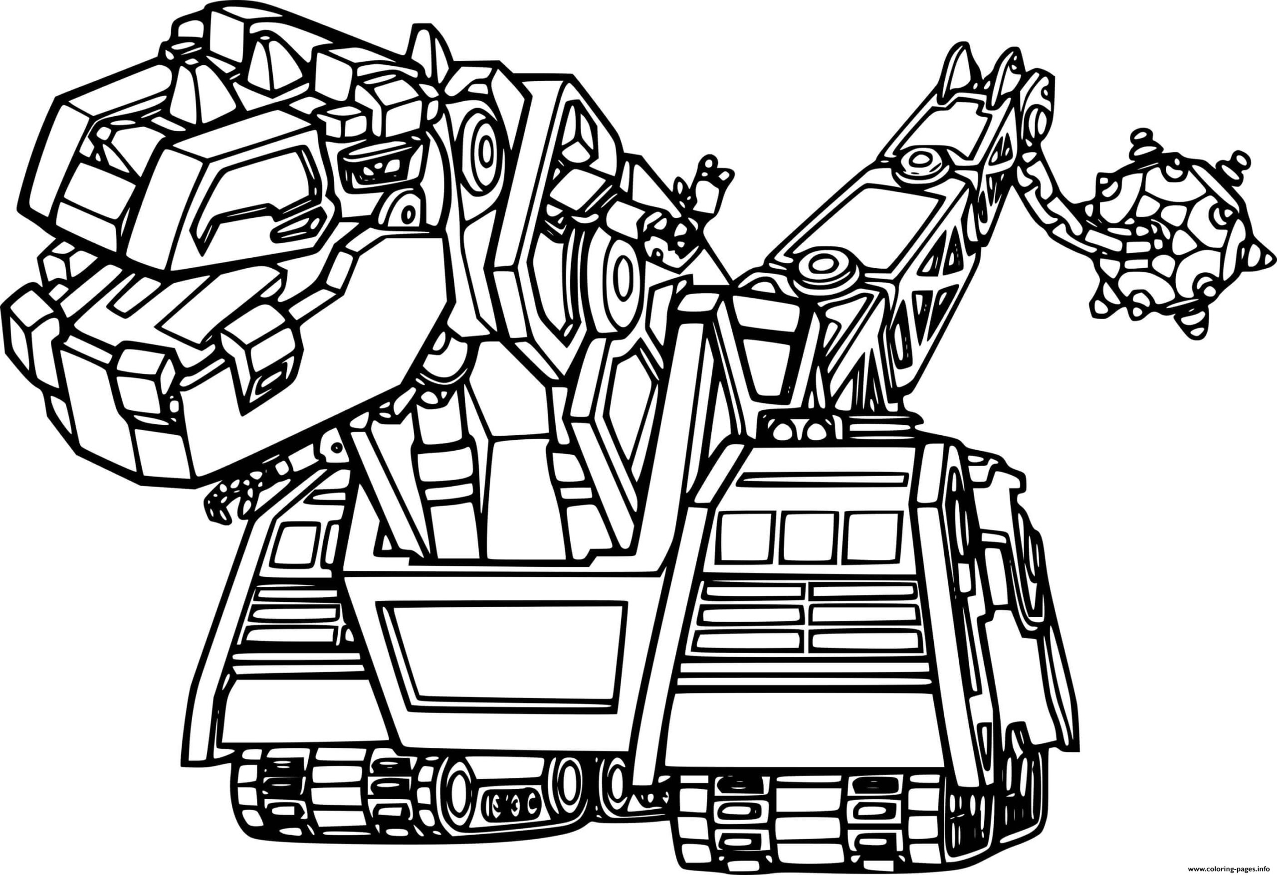 D Structs From Dinotrux Coloring Page Printable