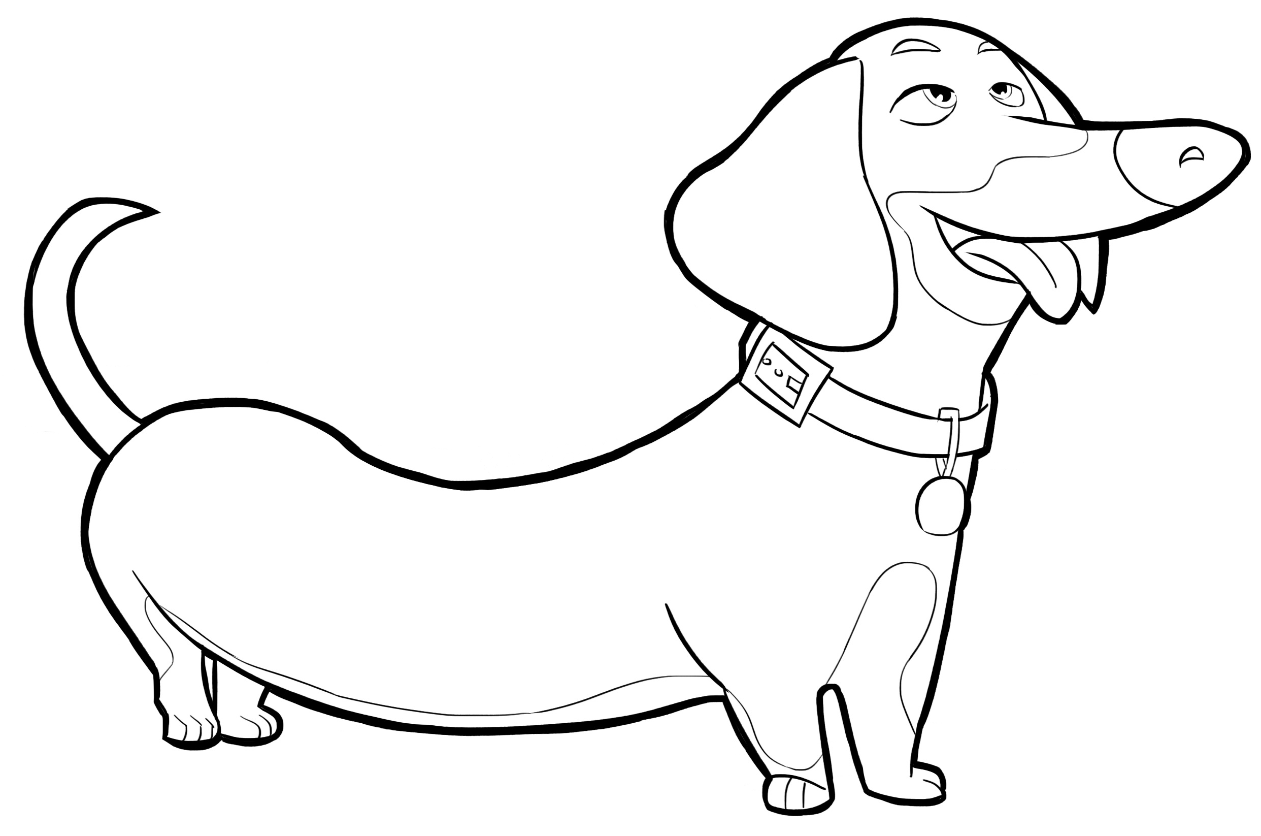 Dachshund Coloring Pages Best Coloring Pages For Kids