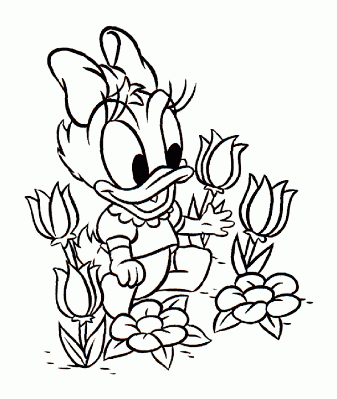 Daisy Coloring Pages For Children Daisy Kids Coloring Pages