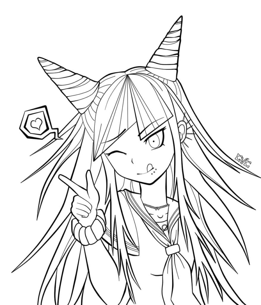 Danganronpa Coloring Pages 80 Printable Coloring Pages