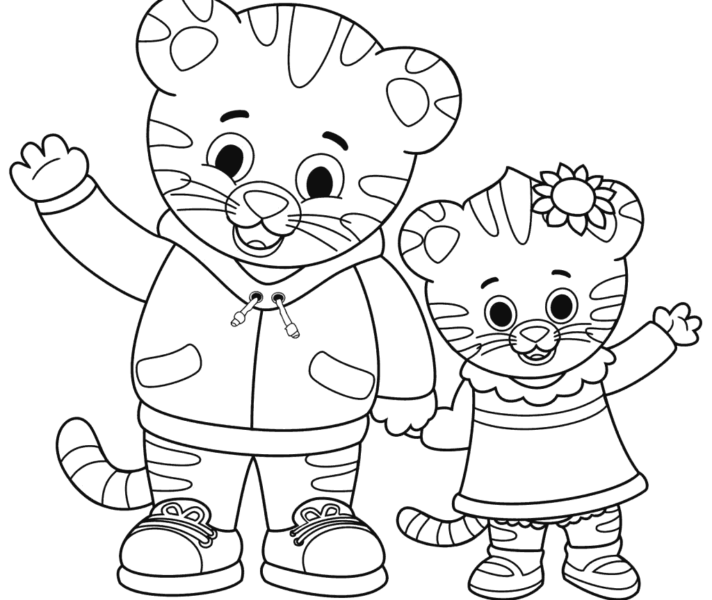 Daniel Tiger Coloring Pages Printable Printable Word Searches
