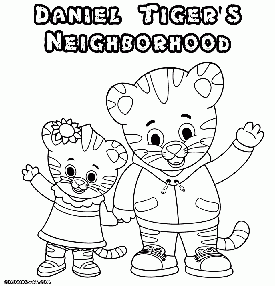 Daniel Tiger S Neighborhood Printable Coloring Pages HamzateWebster