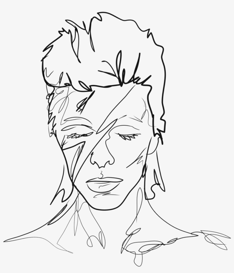 David Bowie Coloring Pages