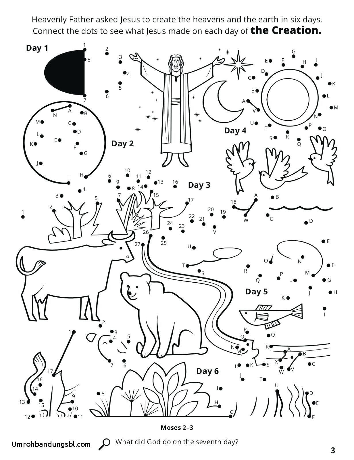 Creation Coloring Pages