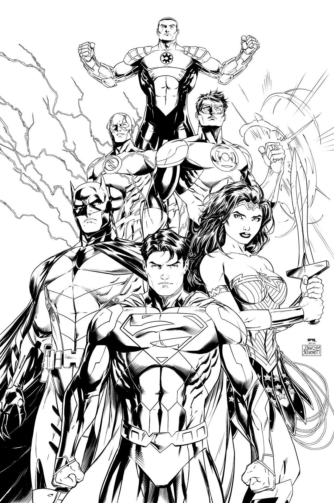Dc Comics Coloring Pages Free Download Gmbar Co