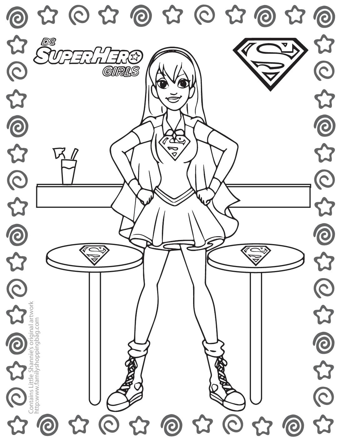 Dc Superhero Girls Coloring Pages