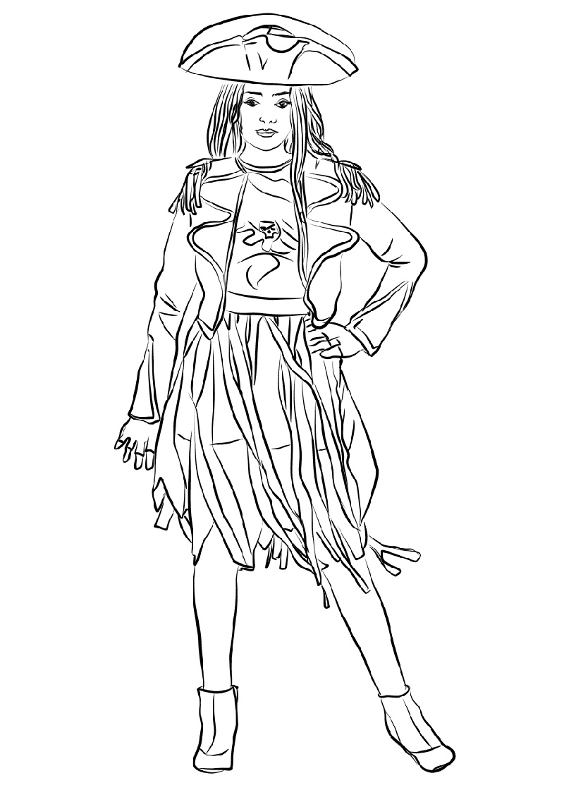 Free Coloring Pages Descendants 2