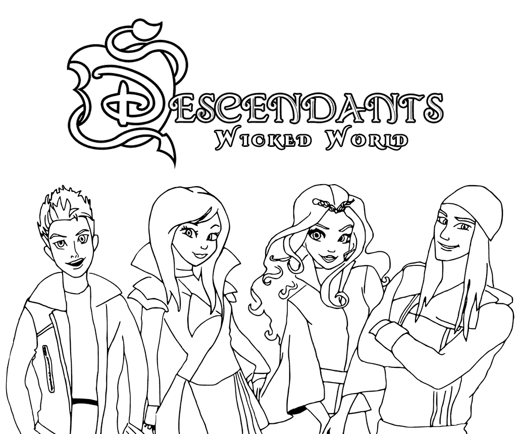 Descendants 2 Uma Coloring Pages At GetDrawings Free Download