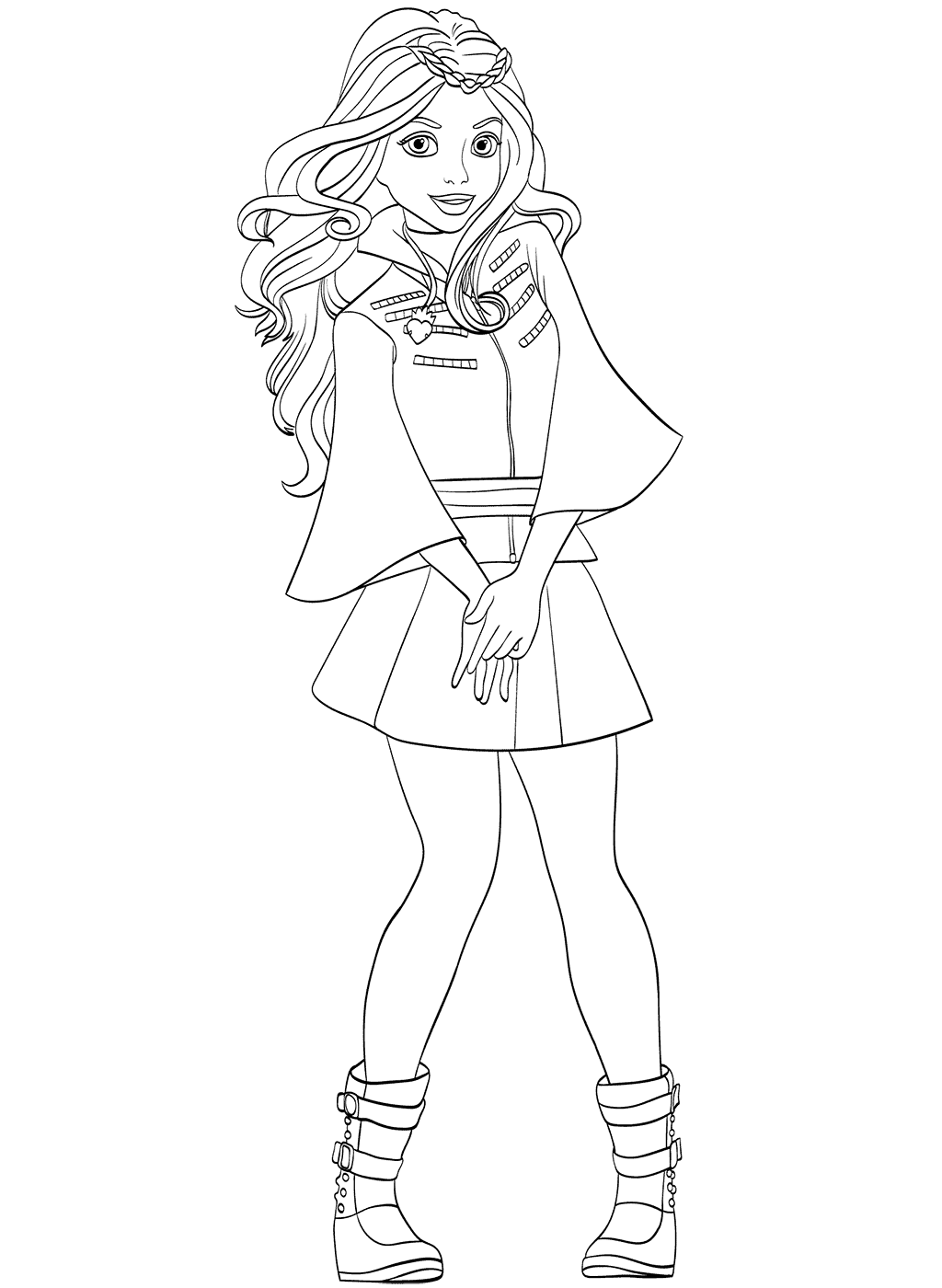 Descendants Coloring Pages Best Coloring Pages For Kids