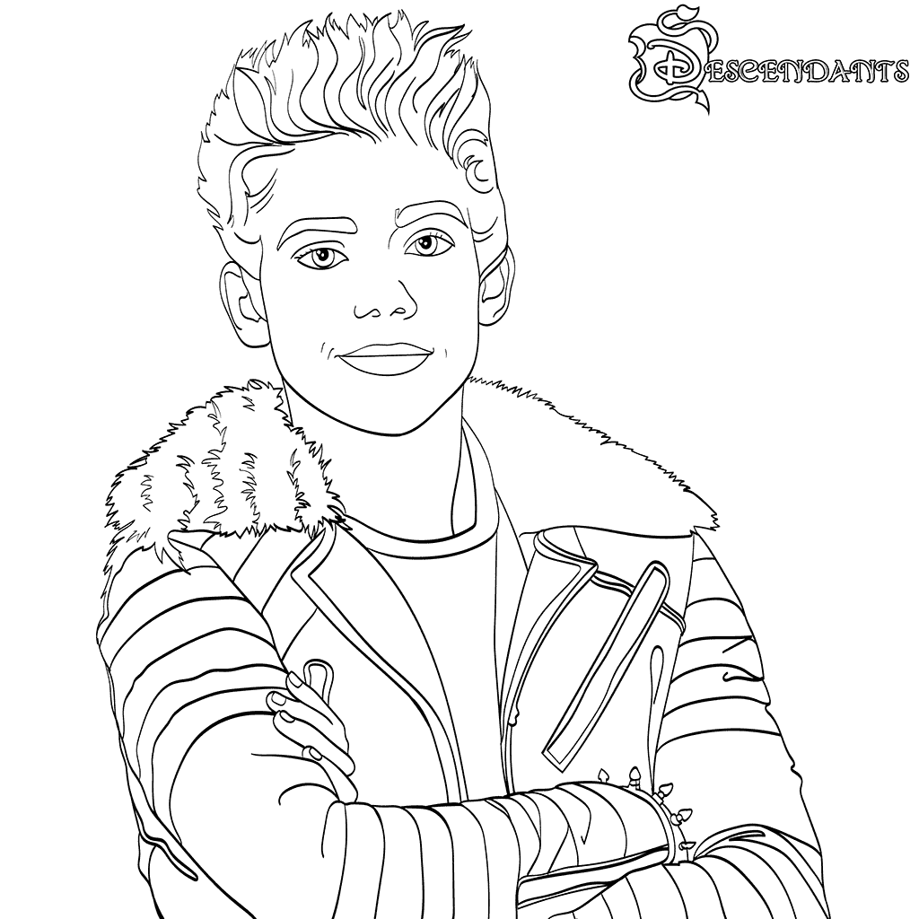 The Descendants Coloring Pages