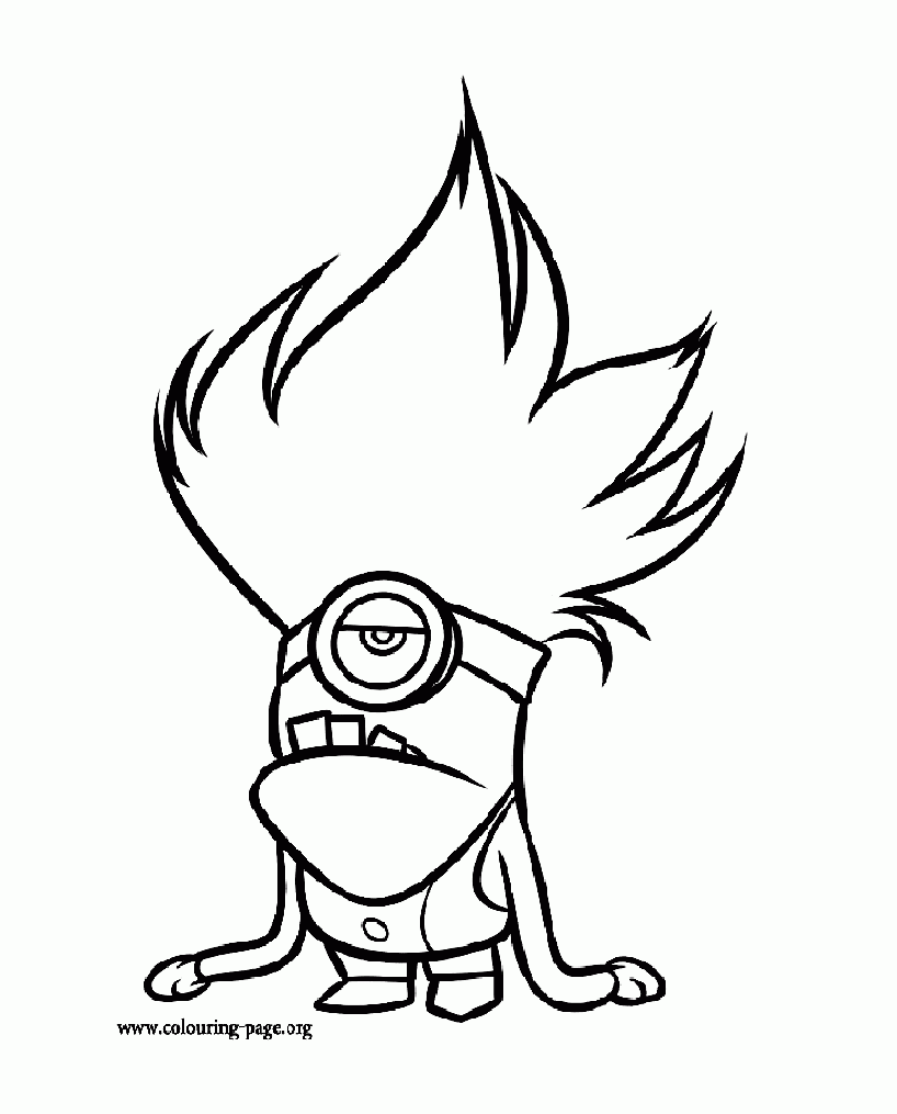 Despicable Me Coloring Page To Download For Free Despicable Me Coloring Pages For Kids