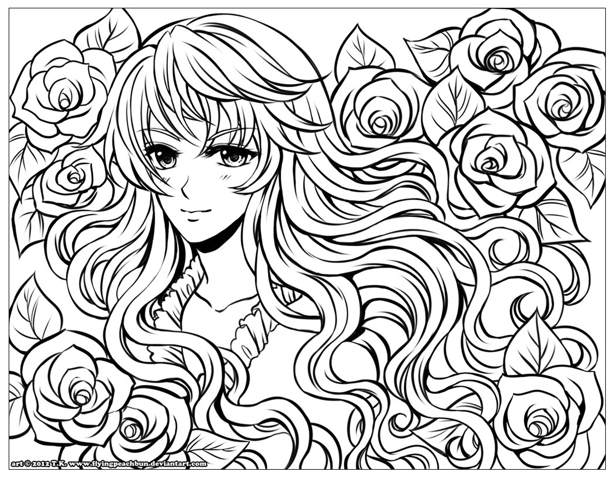 Detailed Anime Coloring Pages At GetColorings Free Printable Colorings Pages To Print And
