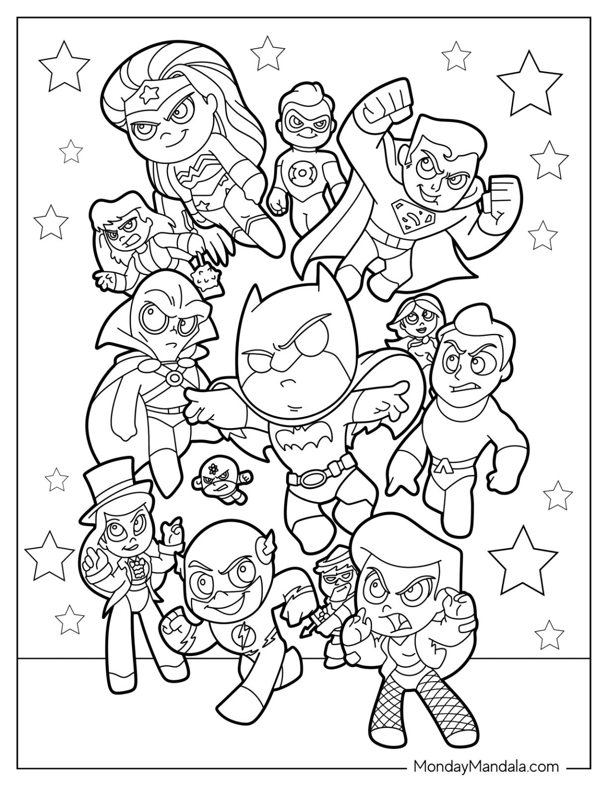 Details 82 Best Dc Superhero Coloring Pages 100 Free Printables Shill Art