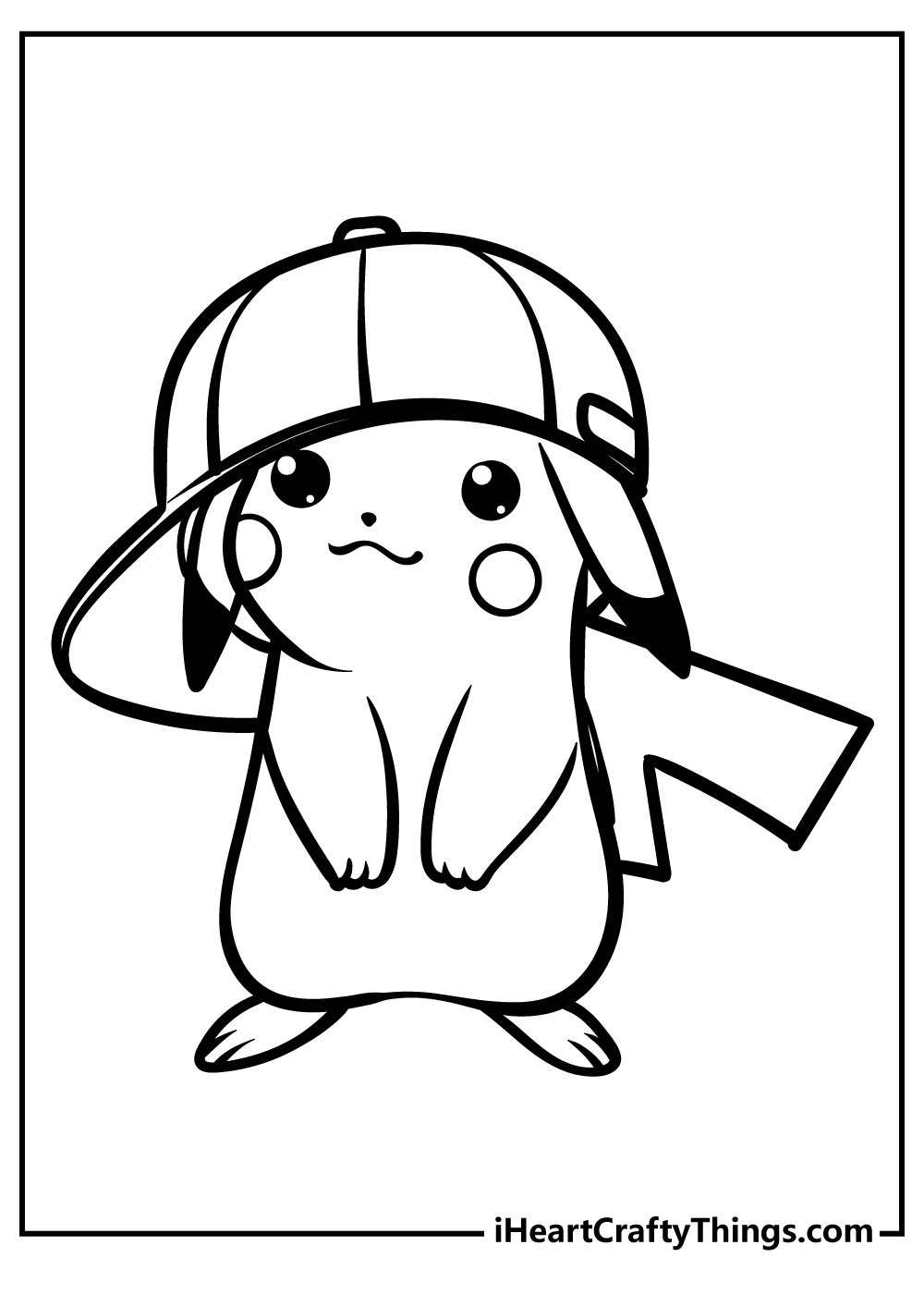 Detective Pikachu Coloring Pages