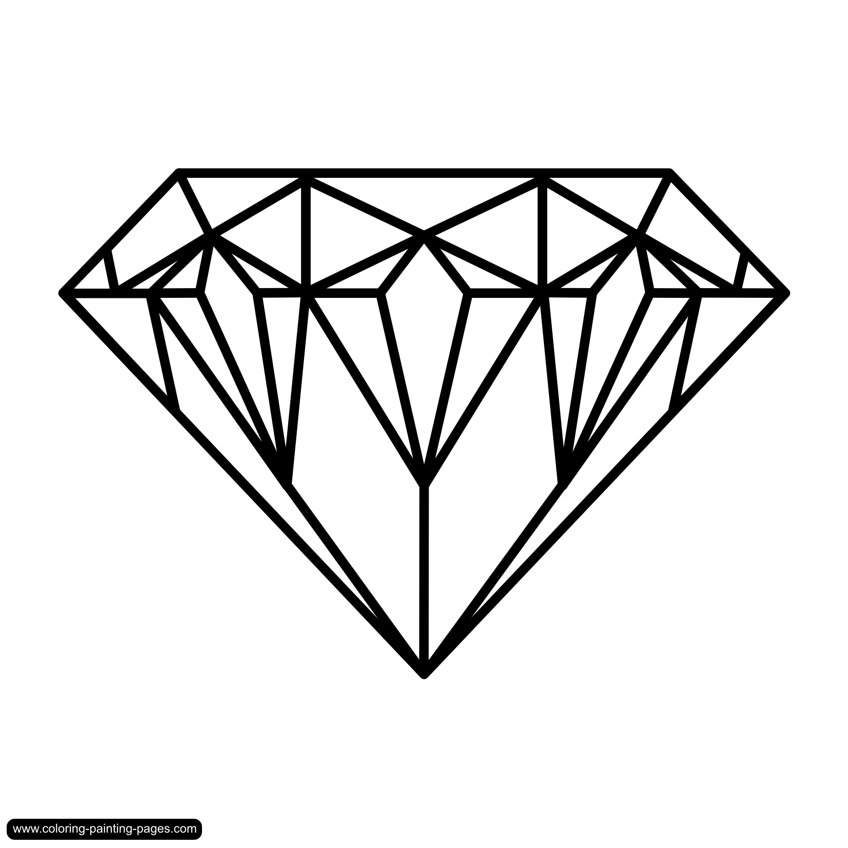 Diamond Ring Coloring Page At GetColorings Free Printable Colorings Pages To Print And Color