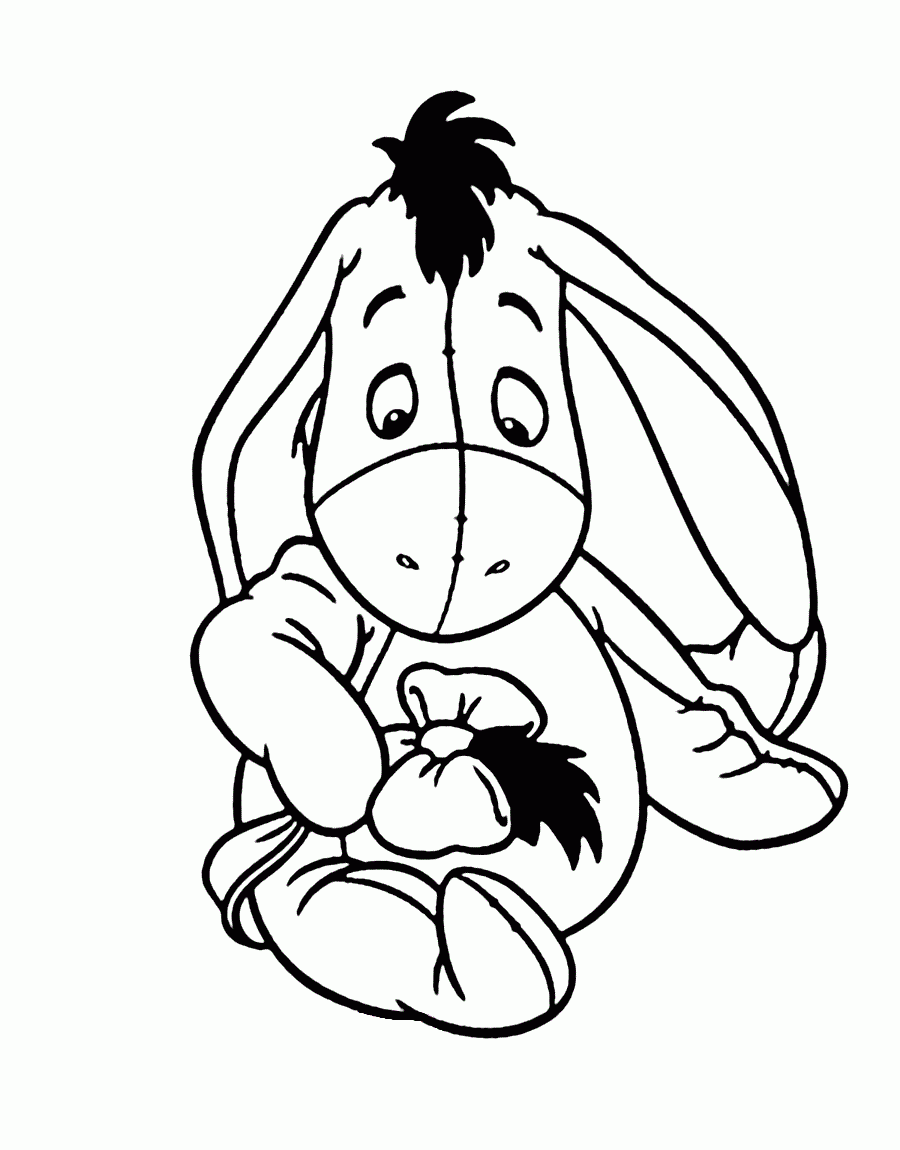 Eeyore Coloring Page