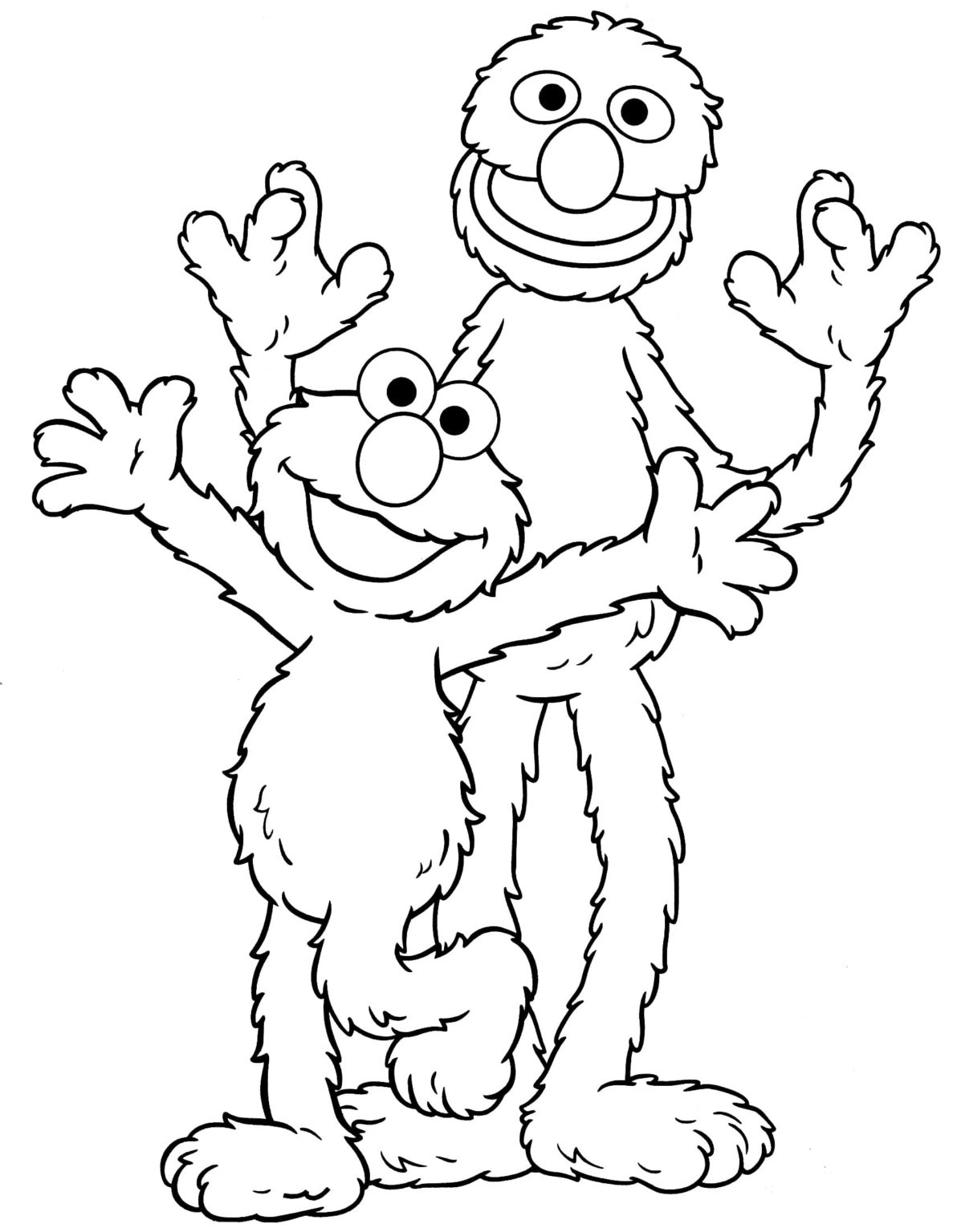 Elmo Coloring Pages