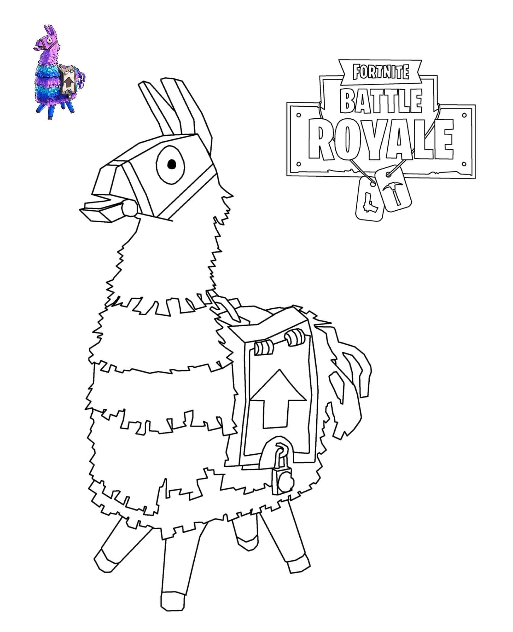 Dibujos De Fortnite Para Colorear Imprime H Roes Del Juego Gratis