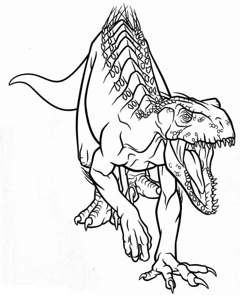 Dibujos De Jurassic World Indoraptor Para Colorear Para Colorear Images And Photos Finder