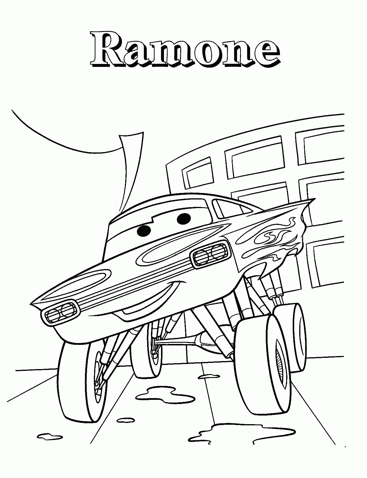Disney Cars Coloring Pages