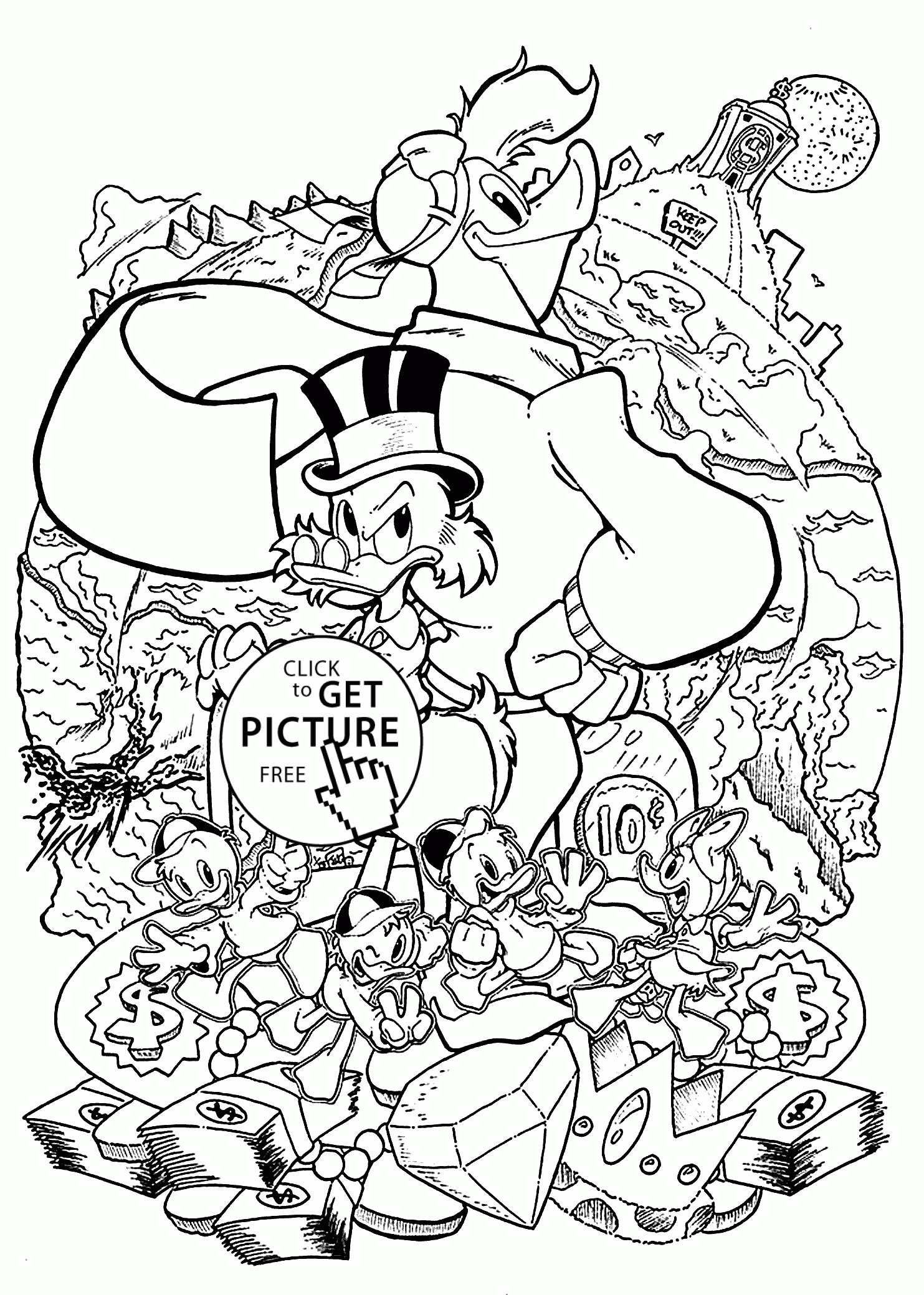 Disney Collage Drawing At GetDrawings Free Download