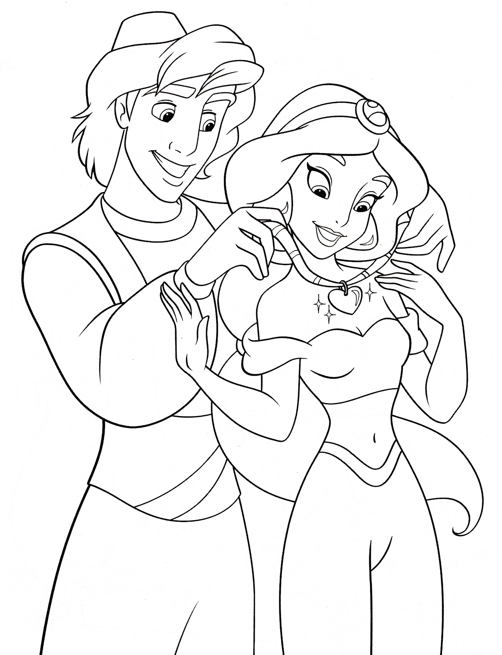 Disney Coloring Pages Aladdin At GetColorings Free Printable Colorings Pages To Print And
