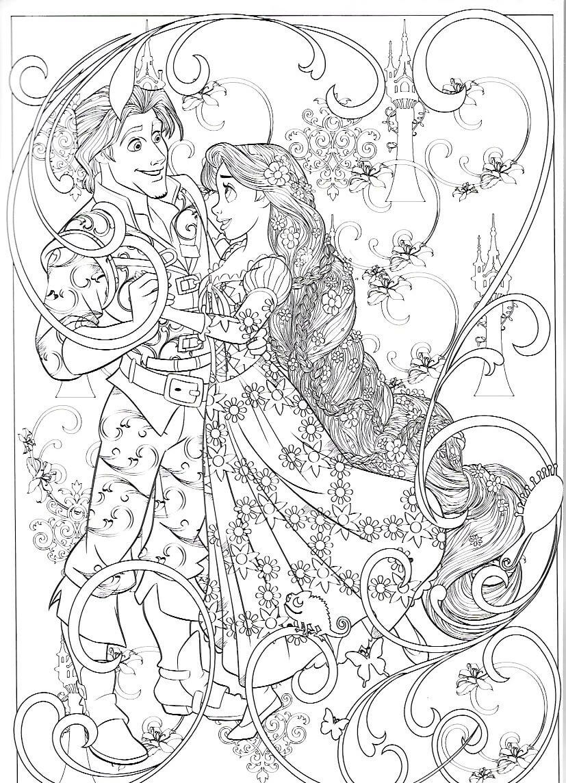 Disney Coloring Pages For Adults Printable Coloring Pages