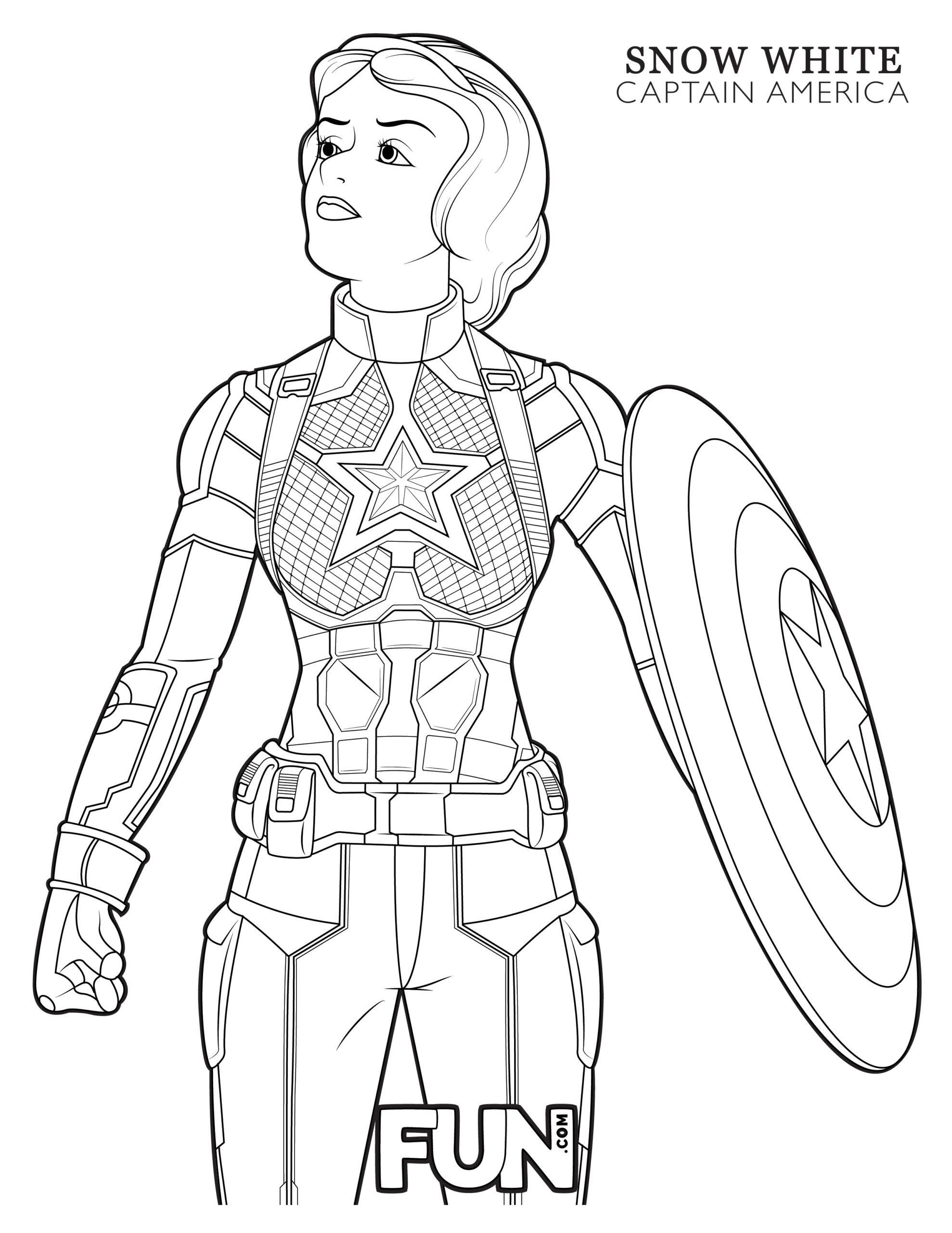 Disney Coloring Pages Marvel